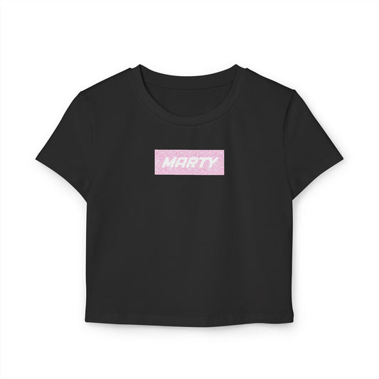 Marty Dunstan Pink 'Bandana' Baby Tee