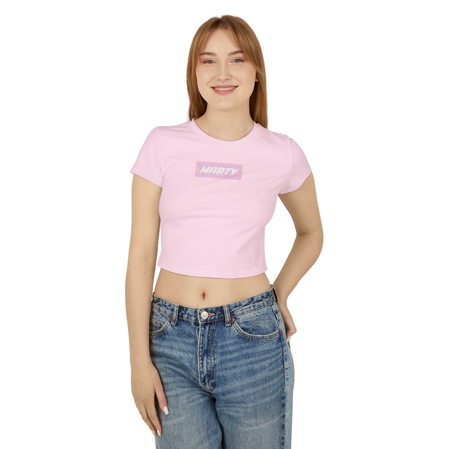 Marty Dunstan Pink 'Bandana' Baby Tee