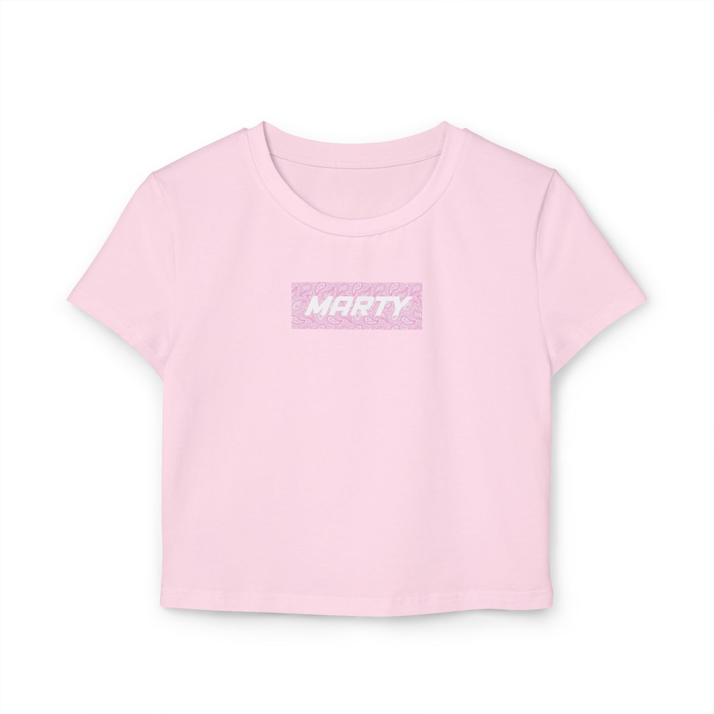 Marty Dunstan Pink 'Bandana' Baby Tee